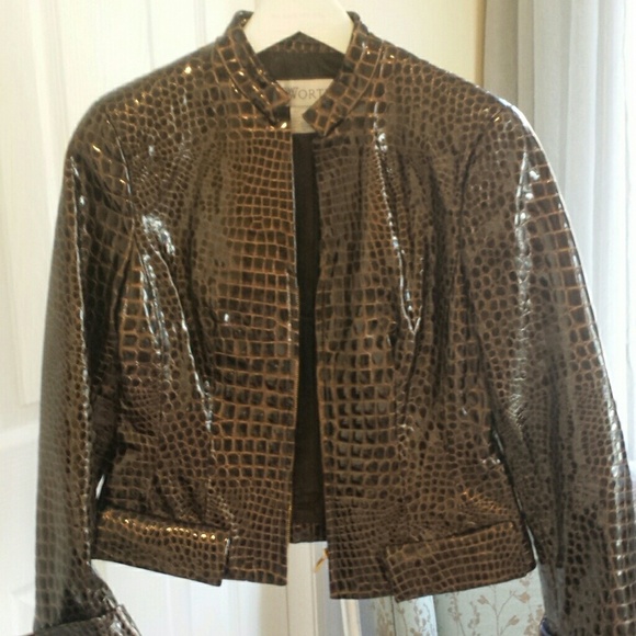 The Allure of Snake Skin Print Leather Jackets
